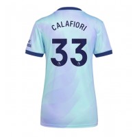 Arsenal Riccardo Calafiori #33 Replica Third Shirt Ladies 2024-25 Short Sleeve